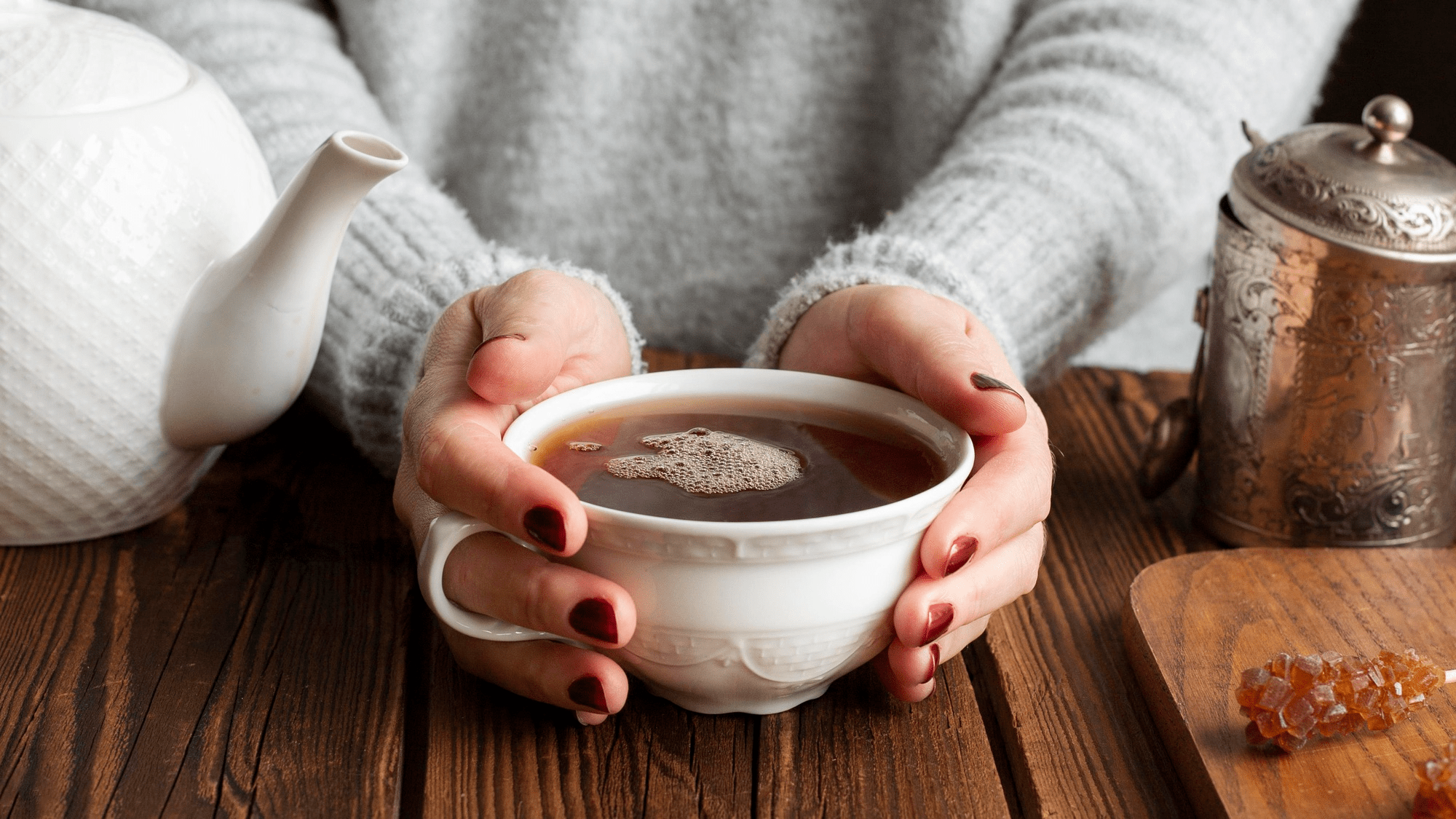 Como o chá ajuda a desestressar?